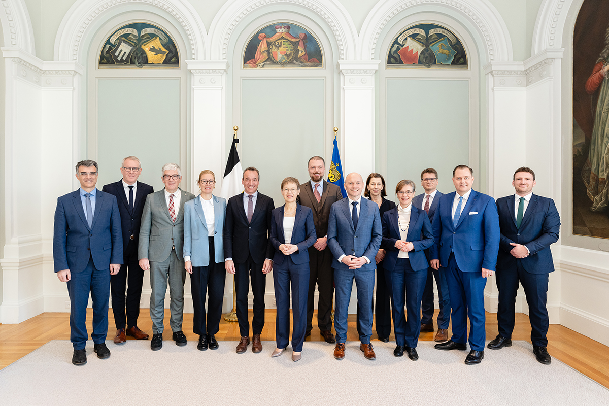 Regierung des Kantons Graubünden zu Besuch in Liechtenstein
