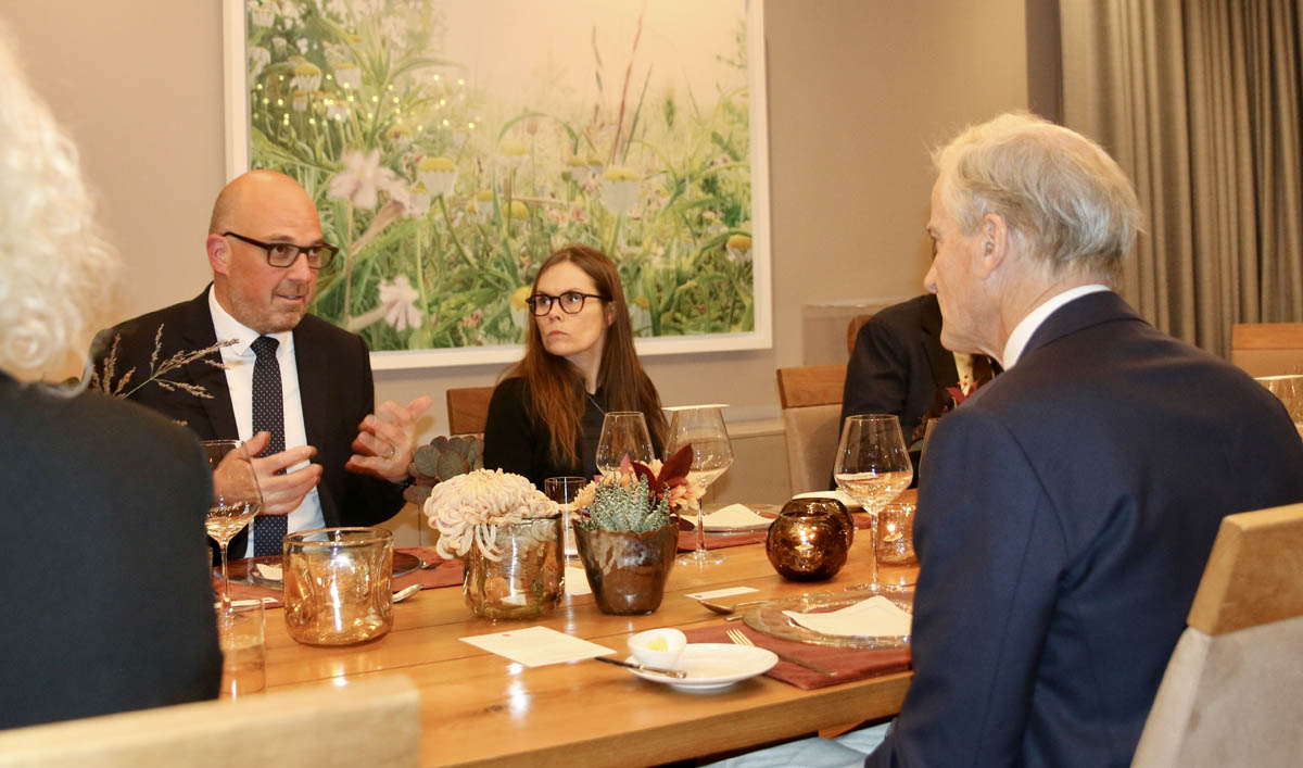 Beim Arbeitsgespräch wurden die aktuellen Geschehnisse in der Ukraine und dem Nahen Osten sowie weitere Schwerpunkte besprochen.