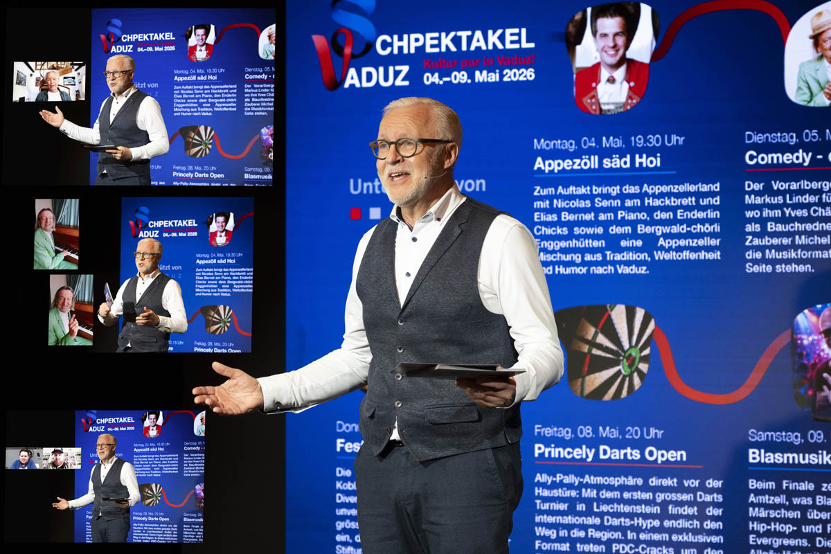 SCHPEKTAKEL VADUZ – Sechs Abende voller Vielfalt, Emotionen und Unterhaltung, 4.–9. Mai im Vaduzer-Saal