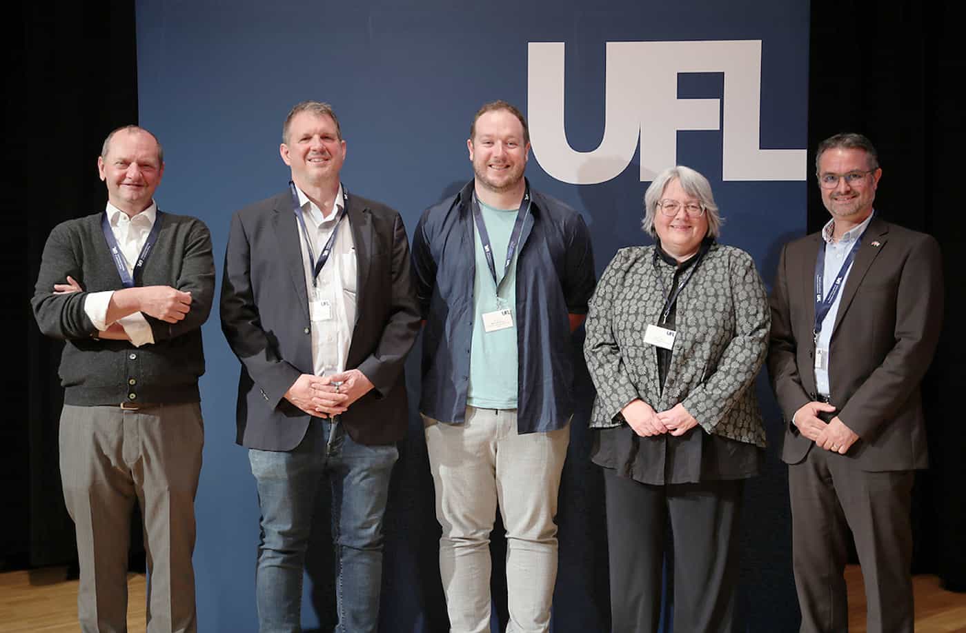 (v.l.) Christoph Gassner, Lorenz Risch, Martin Wipplinger, Barbara Gant, Thomas Meier, Foto: © Nicolaj Georgiev