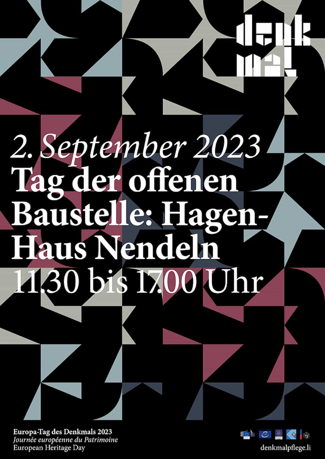 Denkmaltag auf der Baustelle beim Hagen-Haus in Nendeln