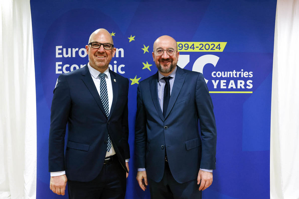 30. EWR-Jubiläum in Brüssel: Regierungschef Daniel Risch trifft die Staats- und Regierungschefs der 30 EWR Länder