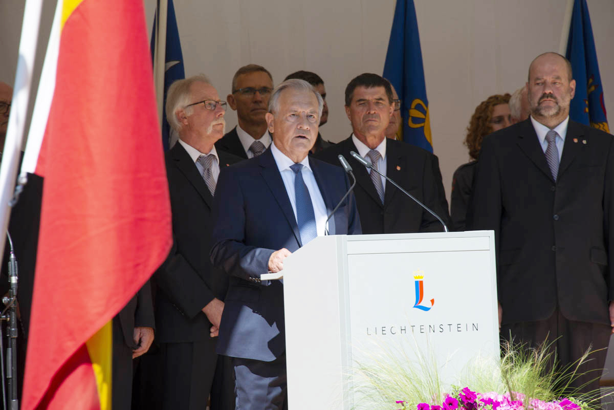 Ansprache des Landtagspräsidenten Albert Frick