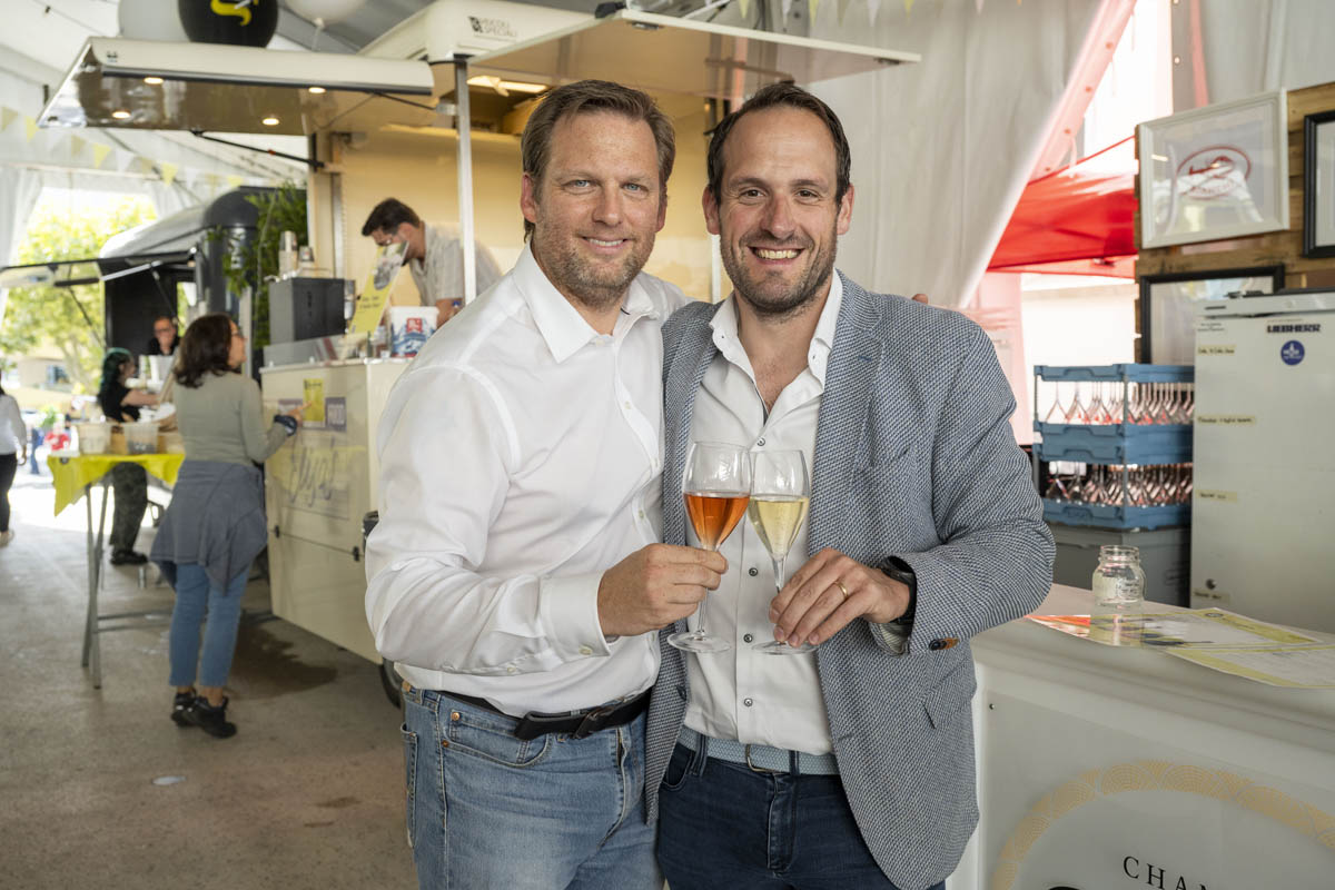 Markus Goop, Eventagentur Skunk AG und Jürgen Janikowski, Laurent-Perrier Suisse SA