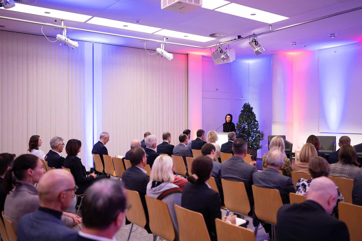 Regierungsrätin Dominique Hasler erwähnte bei ihrer Ansprache einige konkrete IHZE-Projekte.