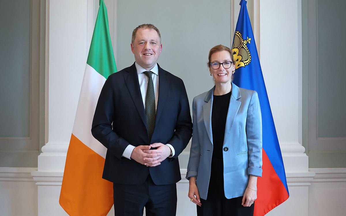 Irischer Europaminister zu Arbeitsbesuch in Liechtenstein