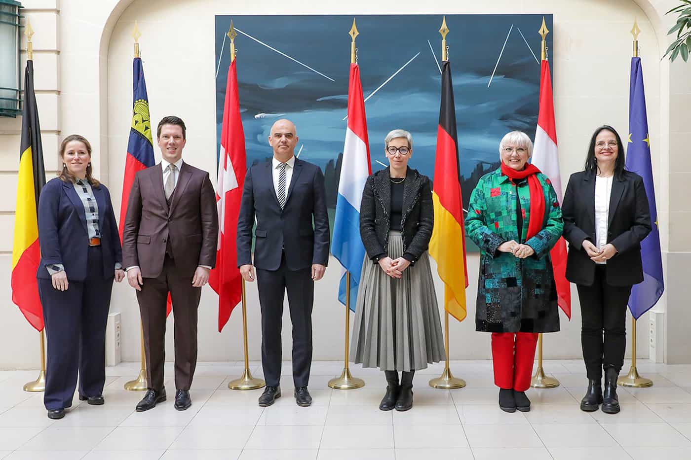 Regierungsrat Manuel Frick am Treffen der deutschsprachigen Kulturministerinnen und Kulturminister in Luxemburg / Foto: © SIP / Luc Deflorenne