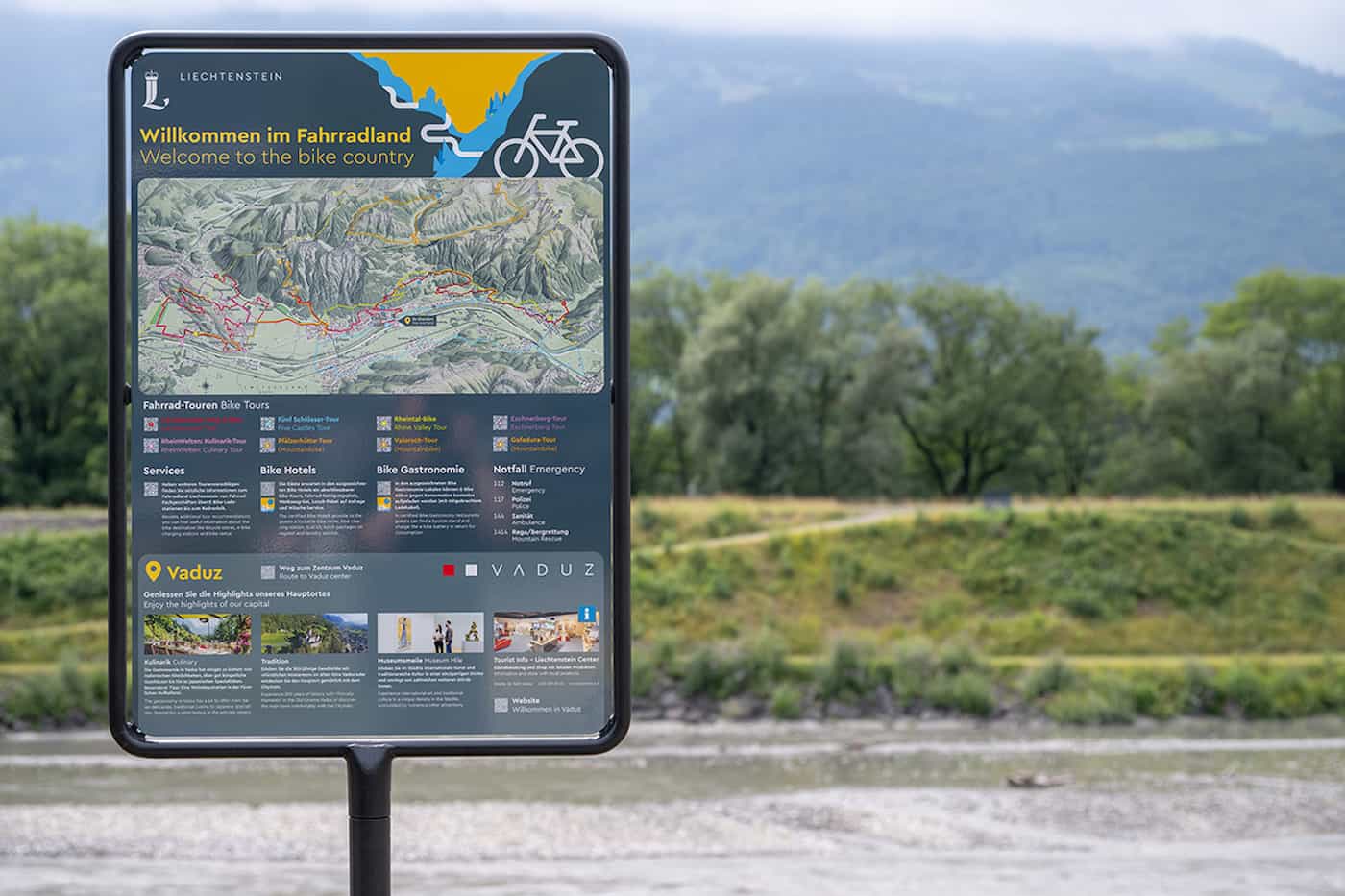  Diese Informationen bieten die neuen Fahrradtafeln