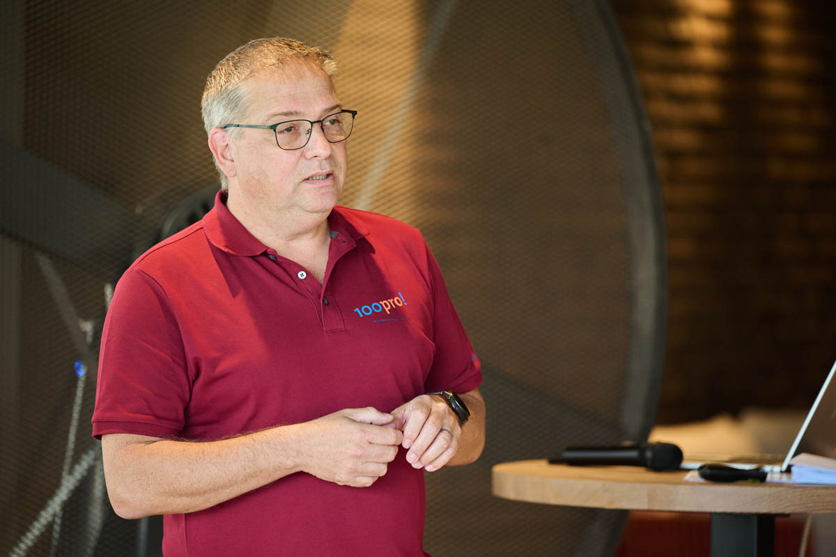 Iwan Schurte, Bereichsleiter von 100pro!