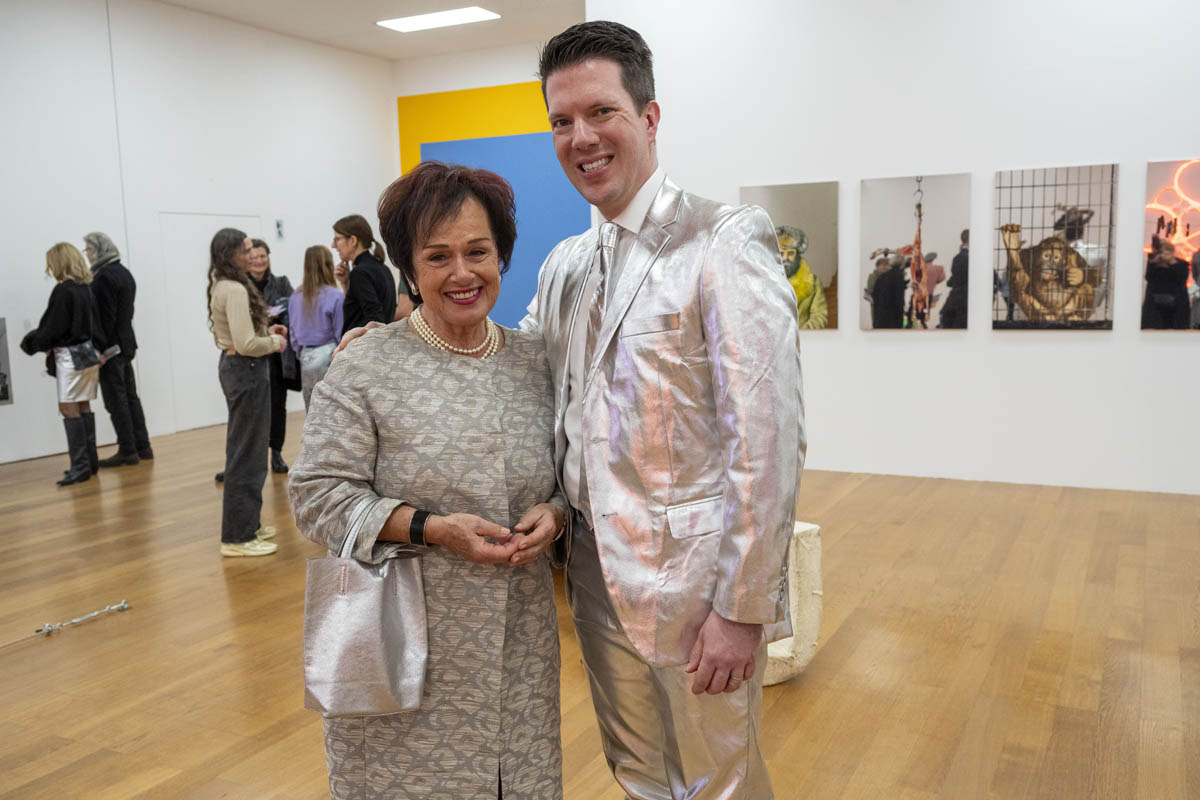 Botschafterin Claudia Fritsche und Manuel Frick, Minister für Gesellschaft und Kultur