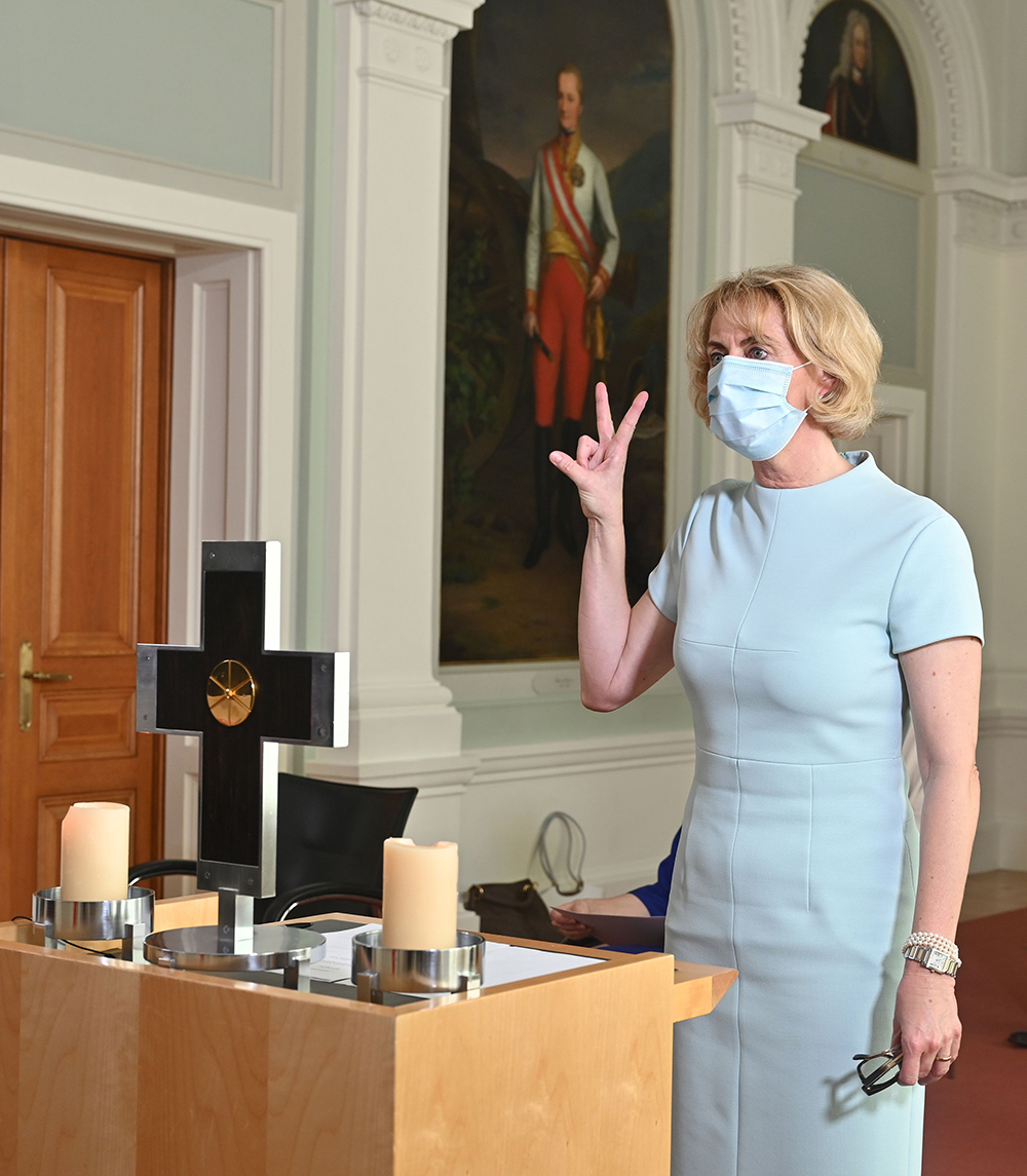 Vereidigung von Regierungsrätin Dr. Graziella Marok-Wachter