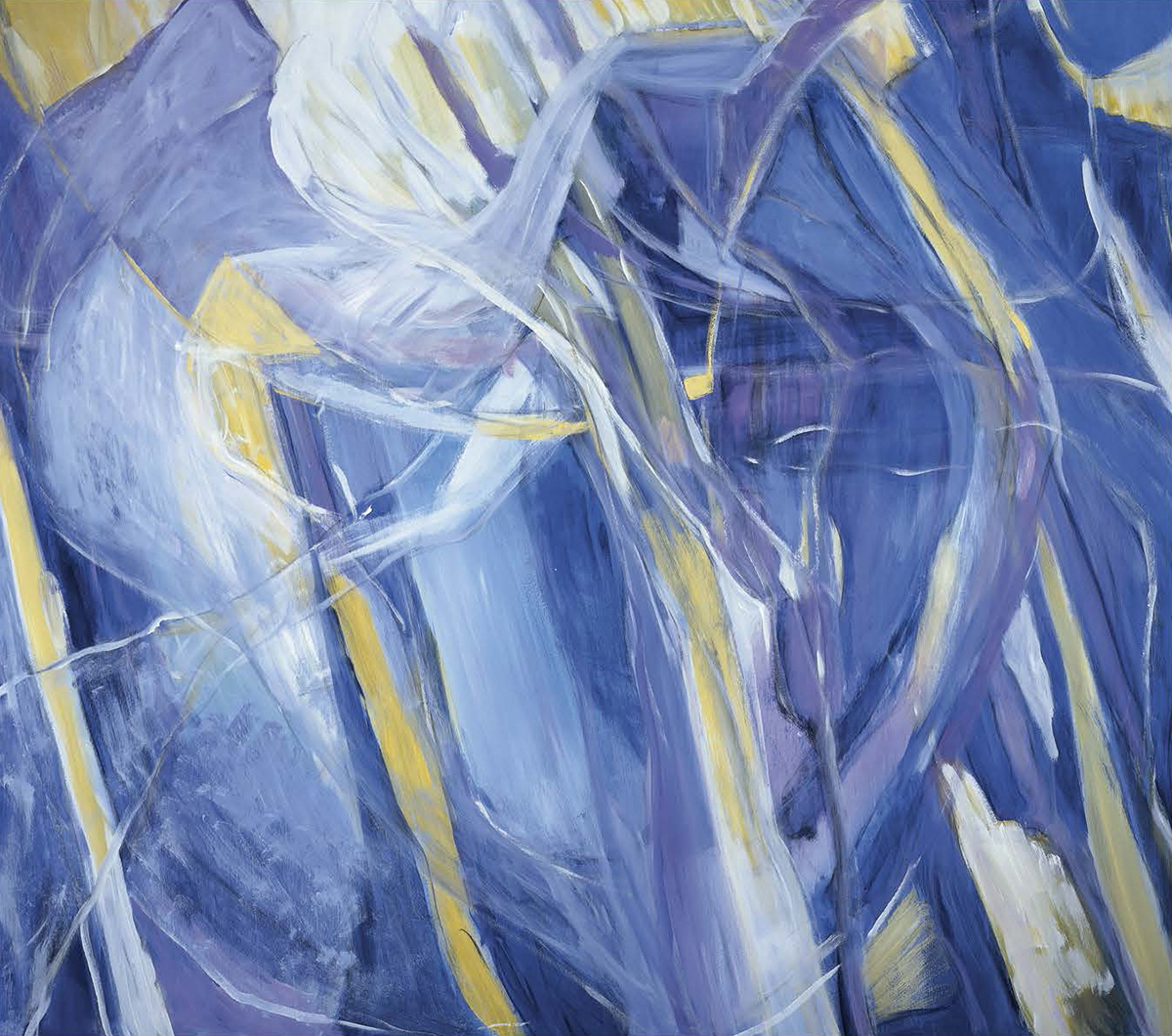 Irisherz, Acryl auf Sperrholz, 145 x 127 cm, 1988