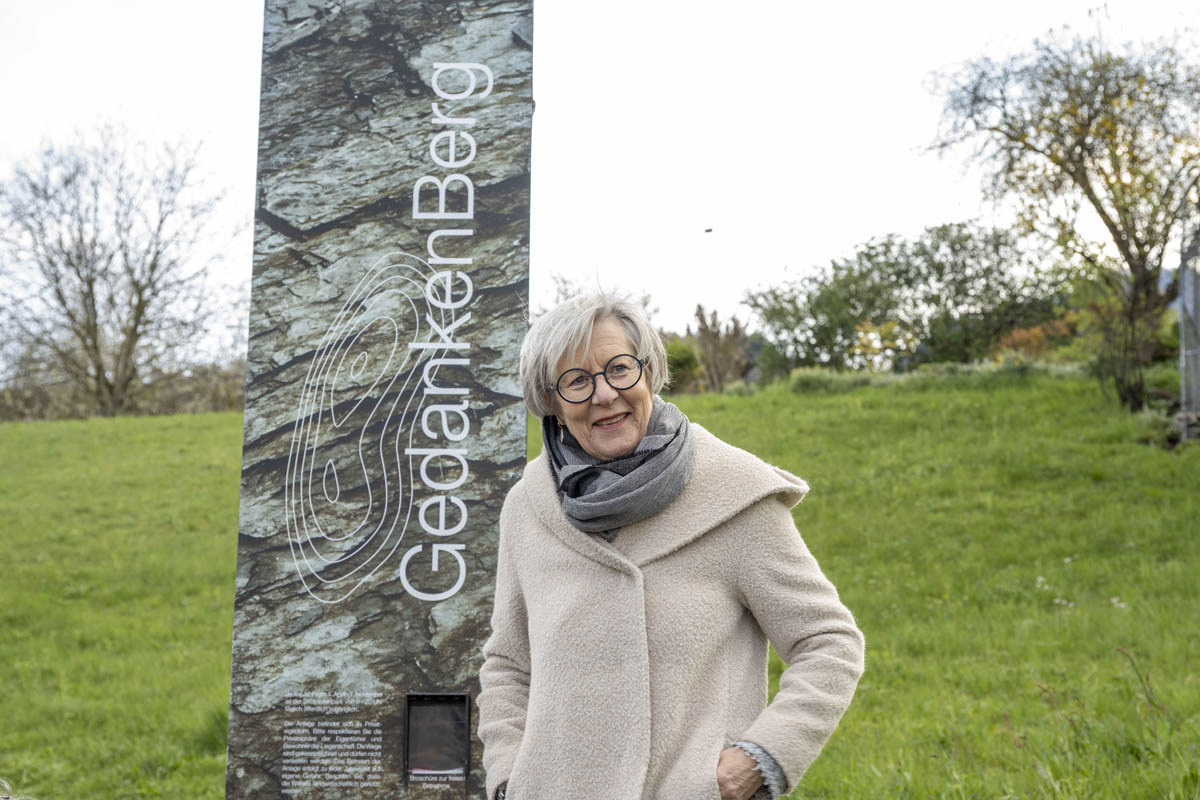 Mali Gubser, Vize-Präsidentin der Kunststiftung GedankenBerg