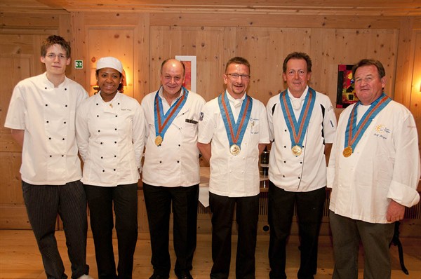 Vier Spitzenköche ein Galamenu