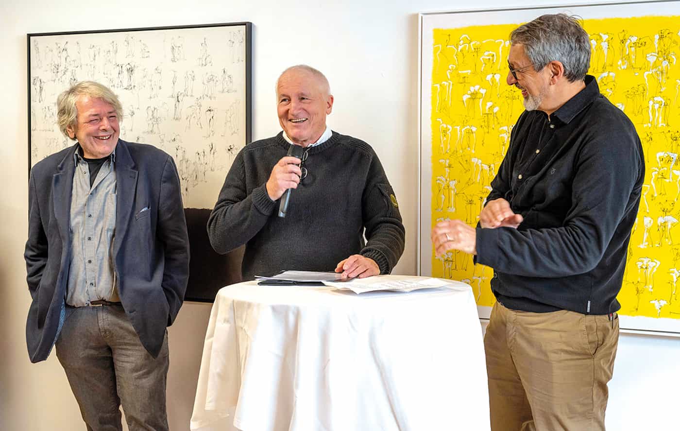 (v.l.) Günther Blenke, Heinz P. Nitzsche, Johannes Inama 