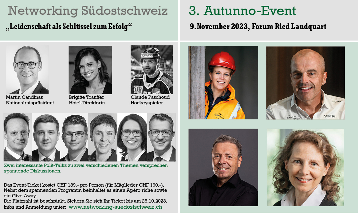 Autunno-Event 9. November 2023 - Forum Ried Landquart