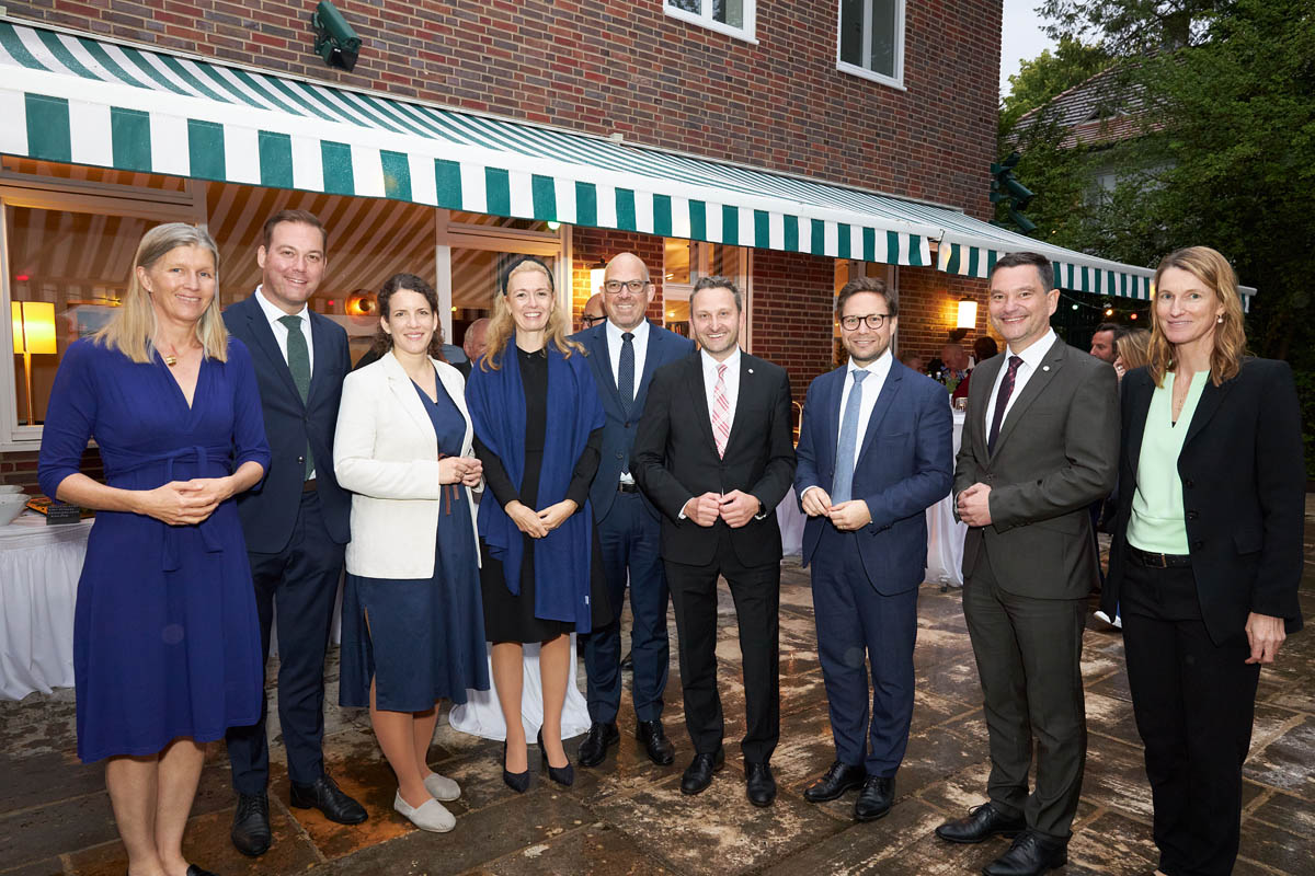 Sommerempfang der Liechtensteinischen Botschaft in Berlin mit Regierungschef Daniel Risch und Regierungschef-Stellvertreterin Sabine Monauni