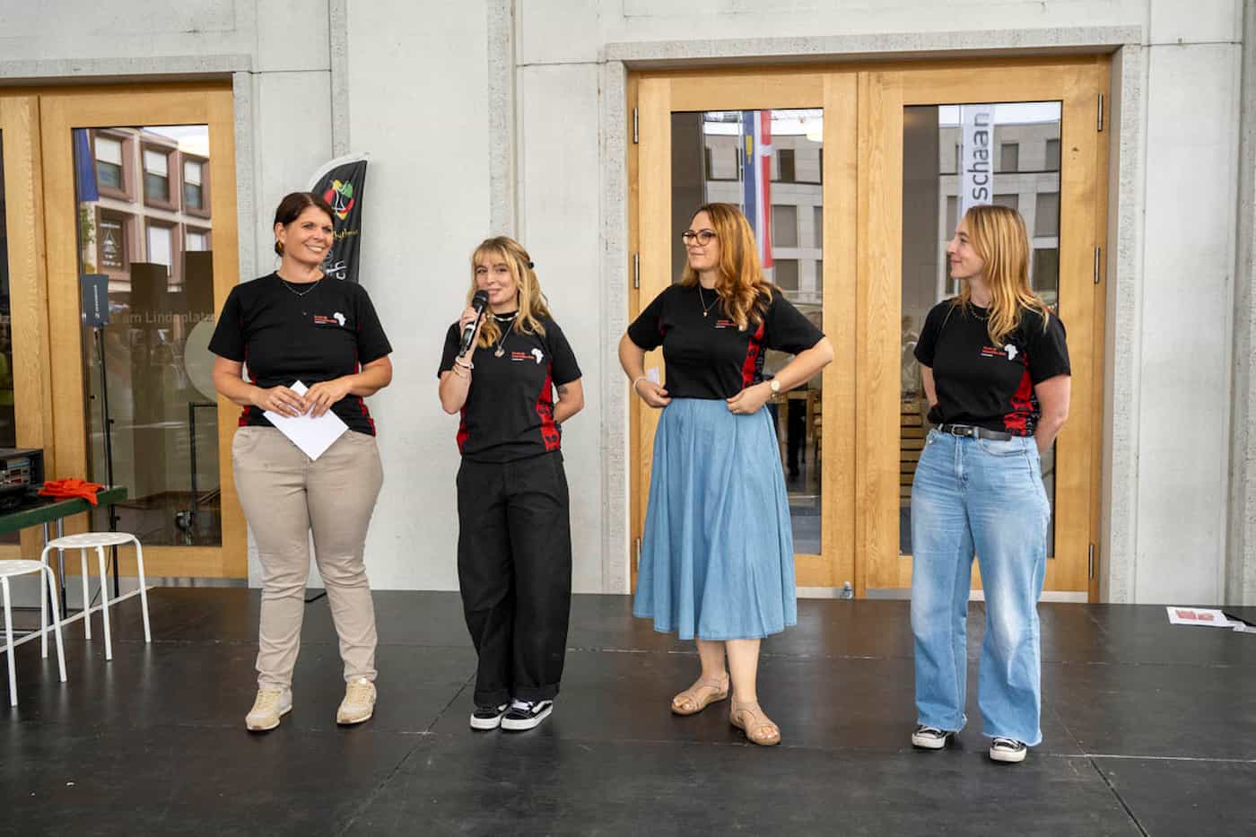 v.l. Tanja Cissé, Fiona Neuhauser,  Alexandra Jehle, Julia Thöny, © exclusiv