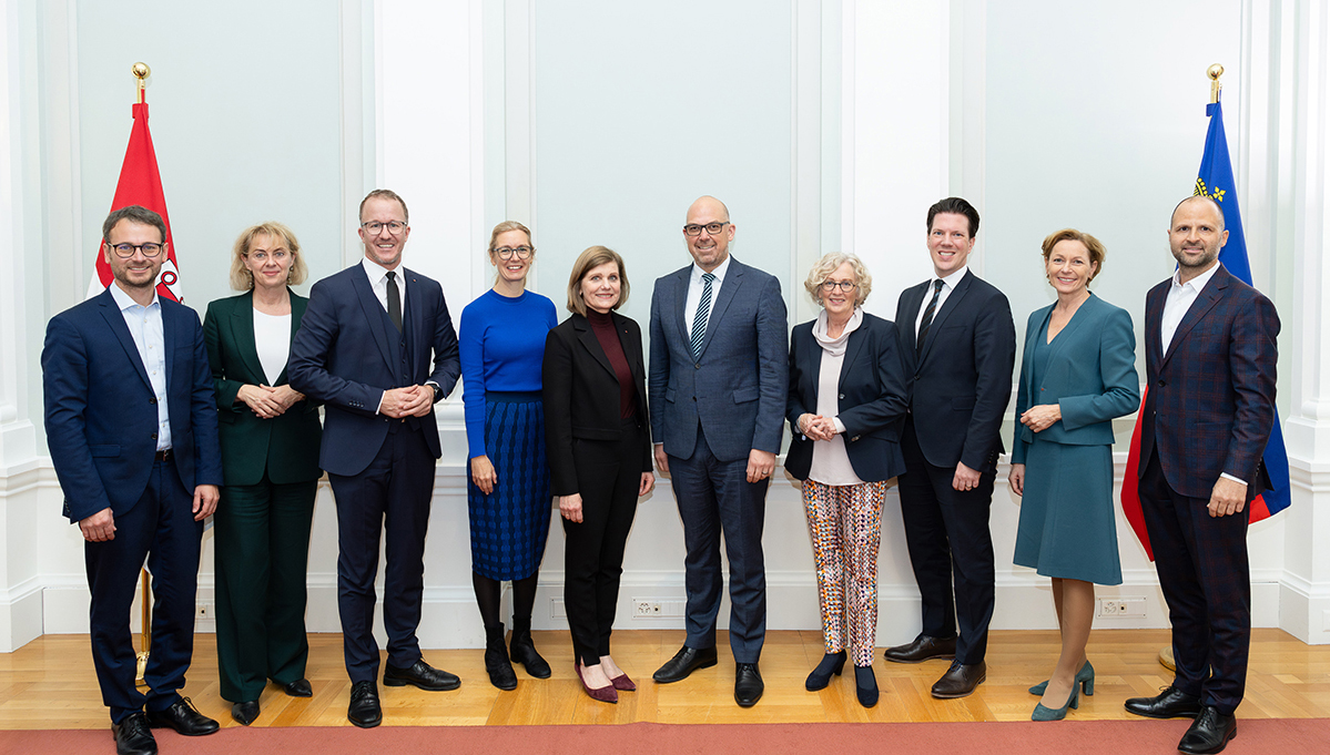 Vorarlberger Landesregierung zu Besuch in Vaduz