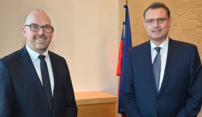 Nationalbankpräsident Thomas Jordan zu Besuch in Vaduz