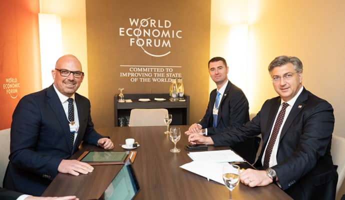 Regierungschef Daniel Risch nutzt WEF für bilaterale Gespräche