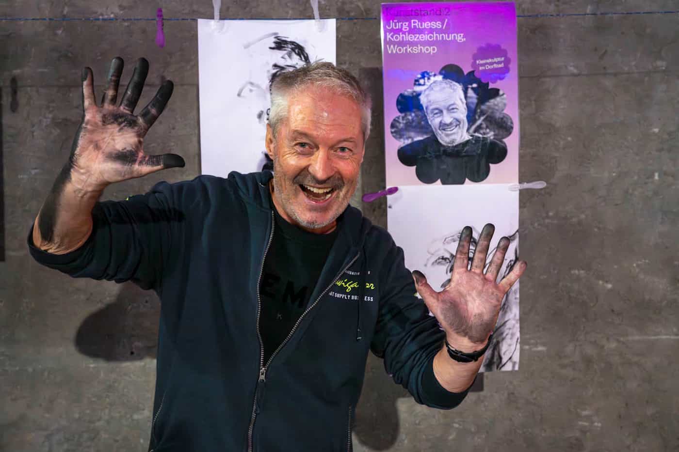 Jürg Ruess – Kohle, Kunst und ein Balanceakt