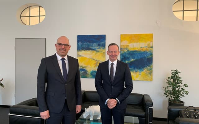 Bilaterales Gespräch von Regierungschef Daniel Risch mit FDP-Generalsekretär Volker Wissing