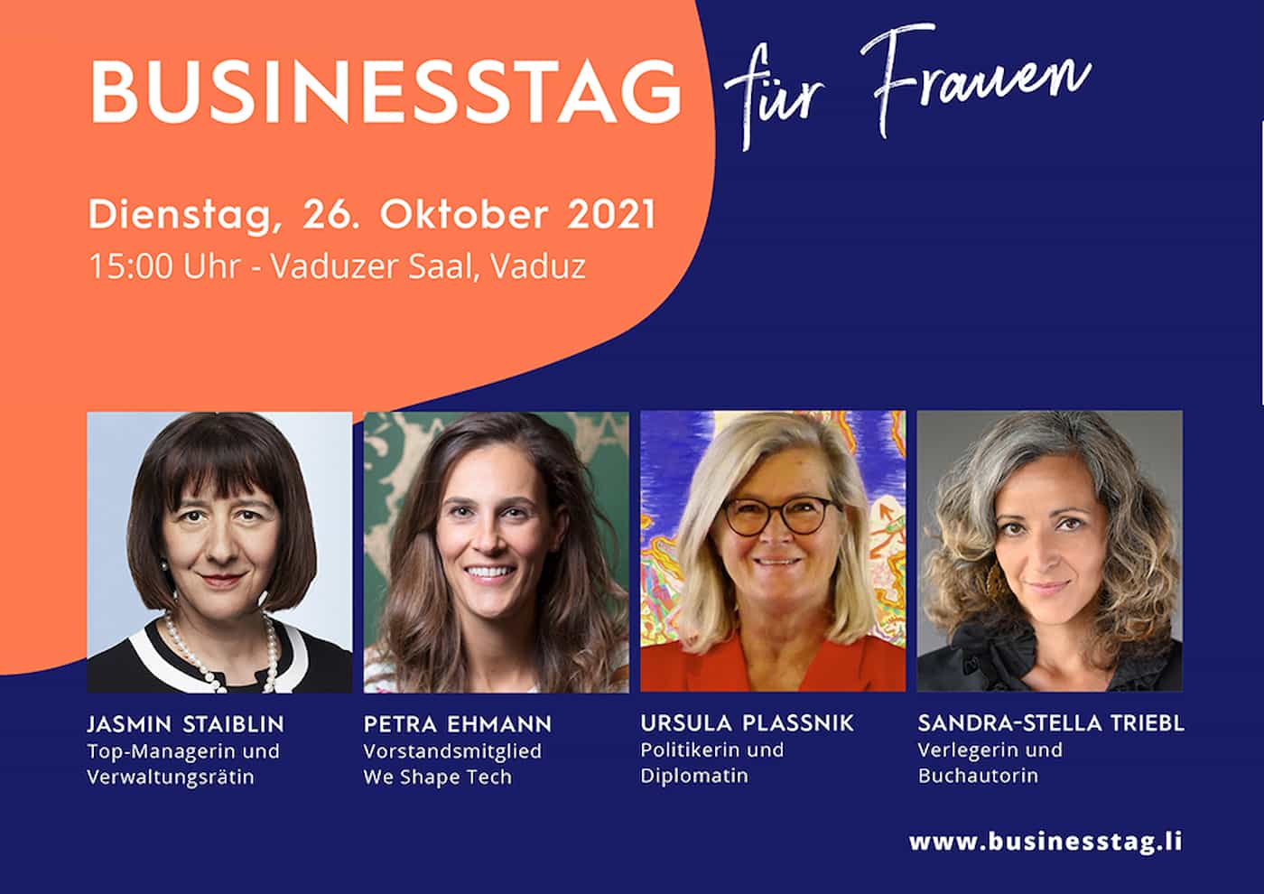 Businesstag für Frauen mit Jasmin Staiblin und Ursula Plassnik