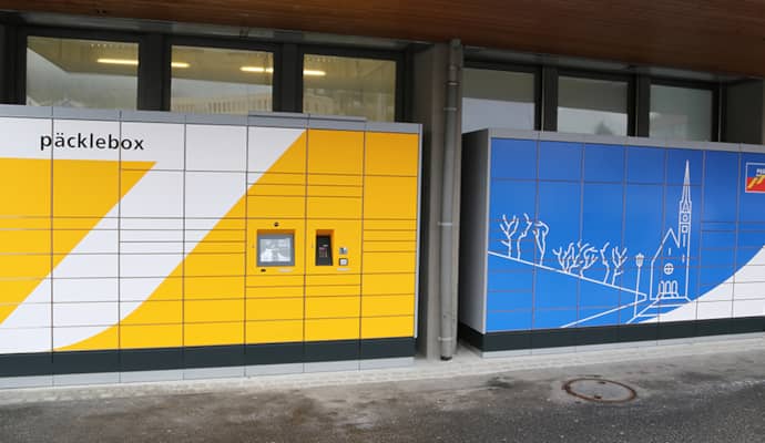 Liechtensteinische Post AG nimmt erste Paketautomaten in Liechtenstein in Betrieb