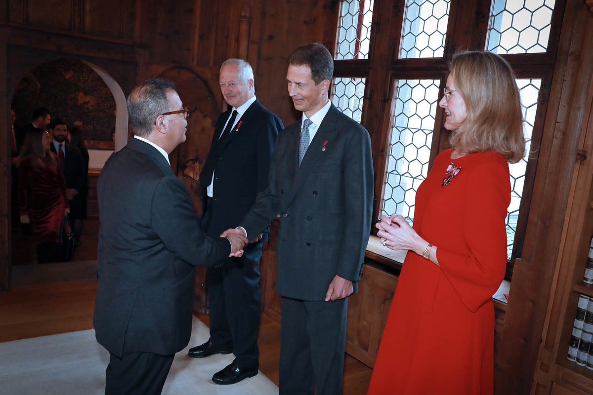 Neujahrsempfang auf Schloss Vaduz 12. Januar 2023