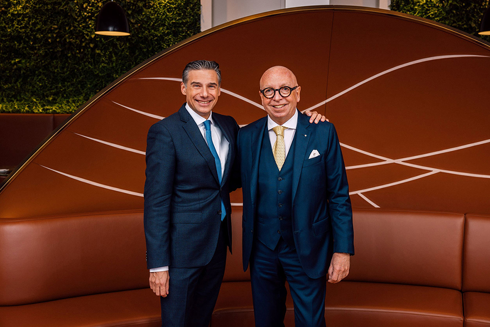 Patrick Vogler (CEO) und Wolfgang Werlé (Verwaltungsratspräsident bis 10. Mai 2022)