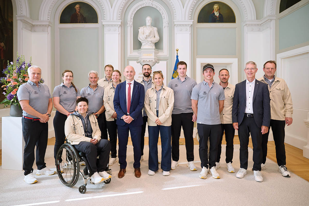 Empfang der Delegation der XXV. Olympischen und XIV. Paralympischen Winterspiele von Milano-Cortina 2026