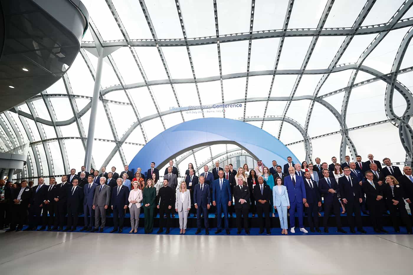Regierungschefin-Stellvertreterin Sabine Monauni nahm am Donnerstag und Freitag, 10. und 11. Juli 2025, an der sogenannten Ukraine Recovery Conference in Rom teil. (Quelle: Ministero degli Affari Esteri e della Cooperazione Internazionale)