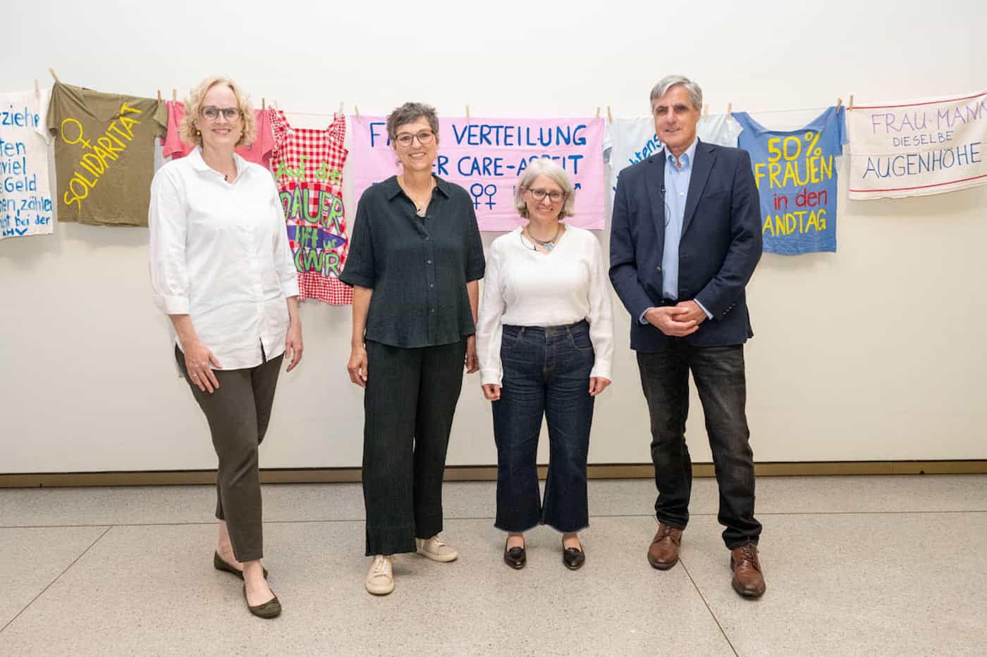 Andrea Kauer Loens, Claudia Heeb-Fleck, Prof. Dr. Patricia Schiess, Dr. Wilfried Marxer