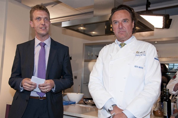 Showkochen mit Starkoch Reto Mathis  