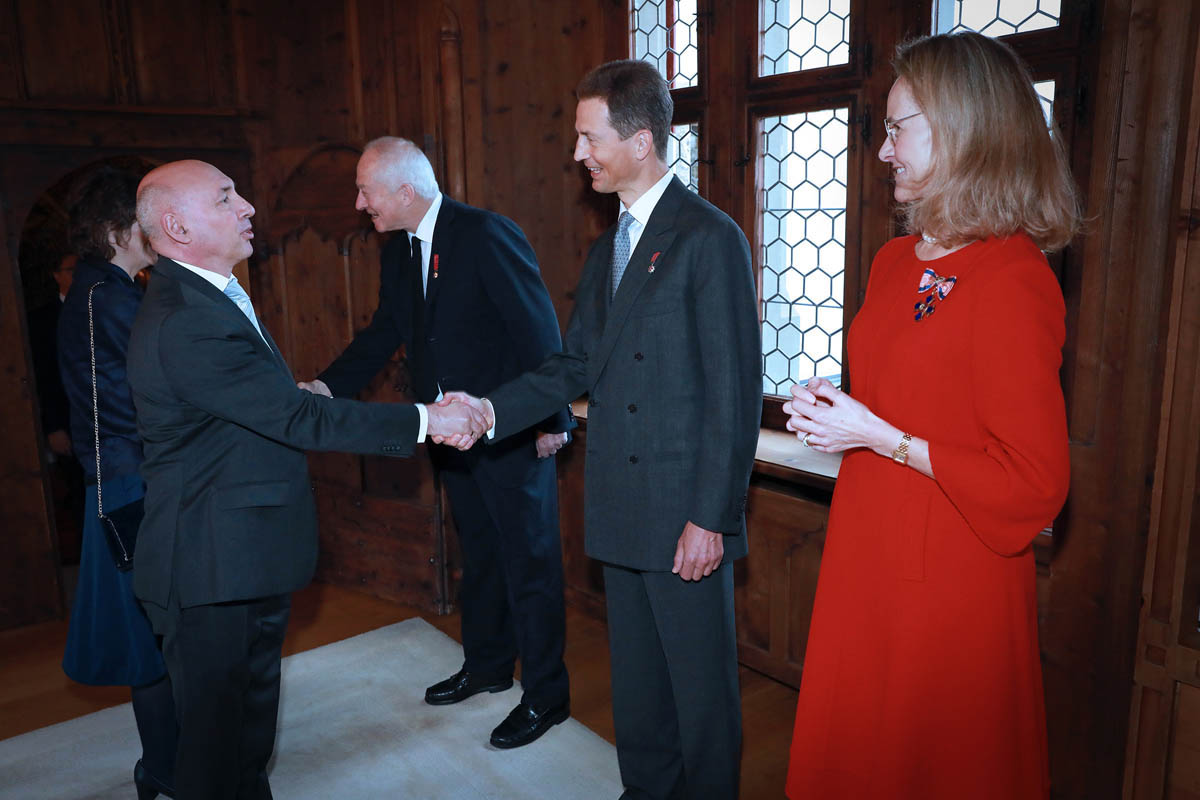 Neujahrsempfang auf Schloss Vaduz 12. Januar 2023