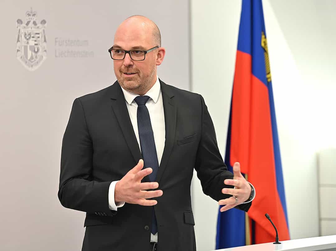 Regierungschef Daniel Risch ging speziell auf die Themen «finanzielle Nachhaltigkeit und staatliche Verlässlichkeit» ein