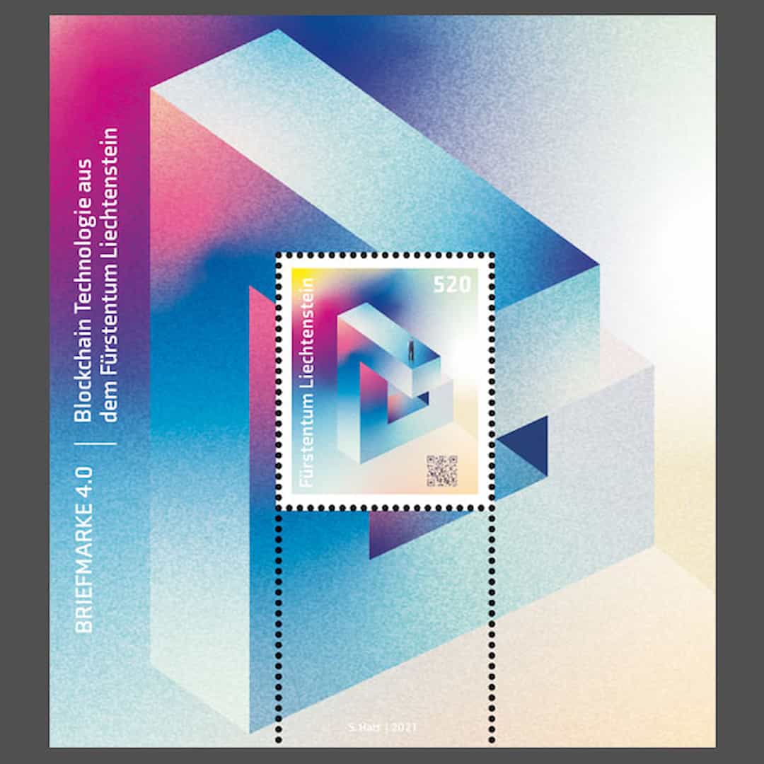 Briefmarke 4.0: Blockchain Technologie aus dem Fürstentum Liechtenstein