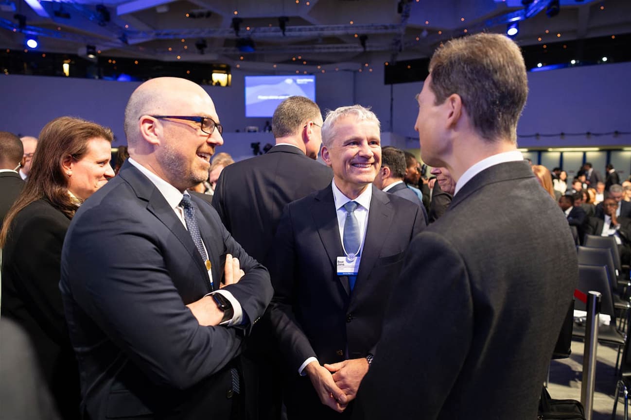 Leif Risch S.D. Erbprinz Alois von und zu Liechtenstein und Regierungschef Daniel ...