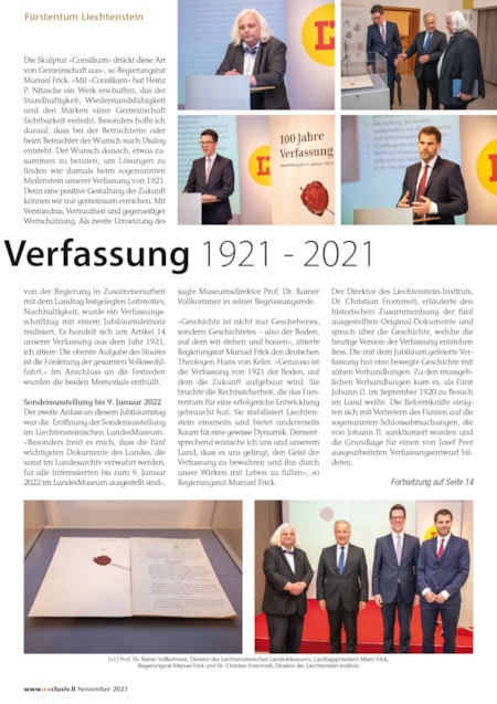 100 Jahre liechtensteinische Verfassung | Seite 12