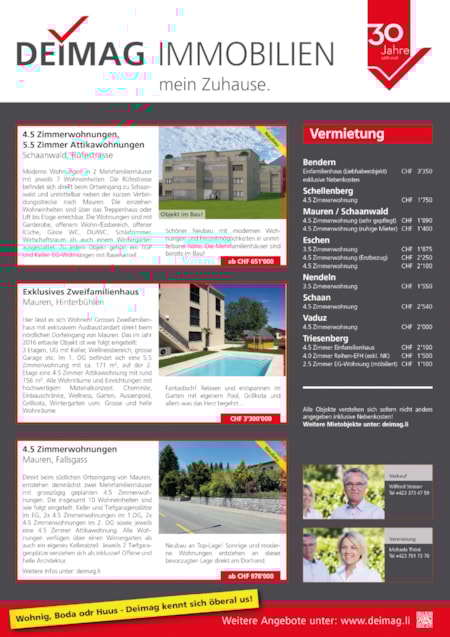 Innerhalb von zwölf Monaten 4,4 Millionen Besucher auf exclusiv.li | Seite 31
