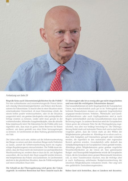 Interview mit S.D. Fürst Hans-Adam II | Seite 32