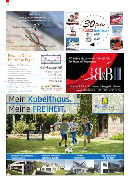 Innerhalb von zwölf Monaten 4,4 Millionen Besucher auf exclusiv.li | Seite 34